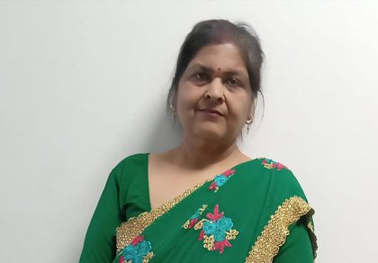 Vineeta's photo after bariatric surgery