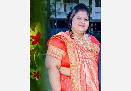 Vineeta Agarwal photo before bariatric surgery