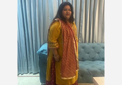 Shikha Jain photo before bariatric surgery