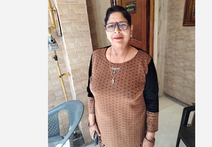 Savita's photo after bariatric surgery